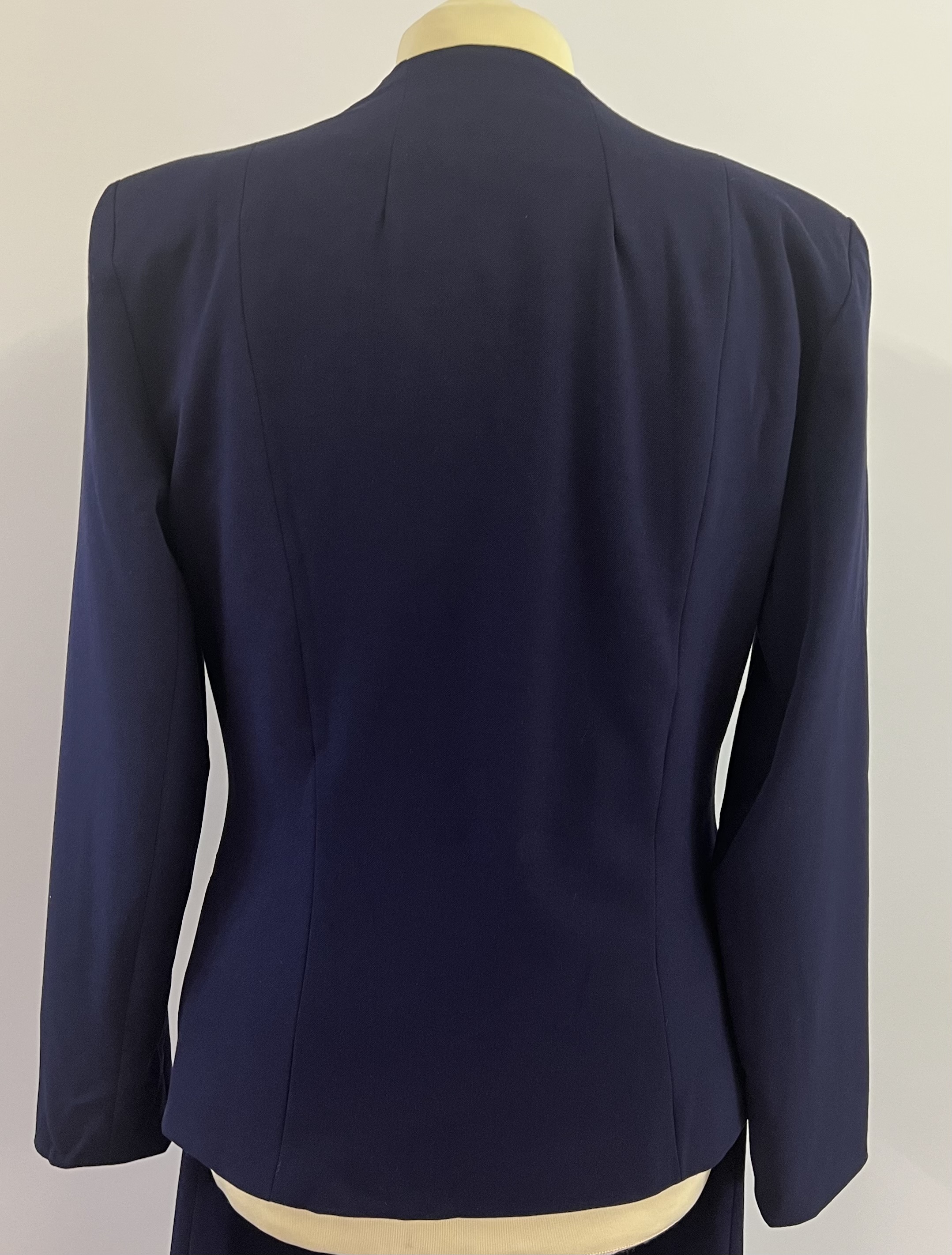 1940s skirt suit navy missbamboo